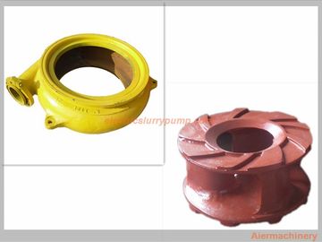 耐久力のある遠心スラリー ポンプ インペラーの高いクロムの鋳鉄、ゴム製部品 サプライヤー