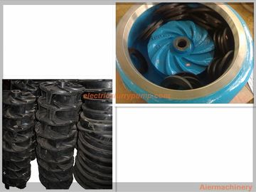 反摩耗の電気スラリー ポンプ予備品の高いクロムの合金/ゴム製材料 サプライヤー